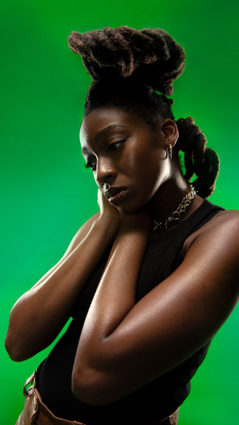 A portrait of Little Simz.