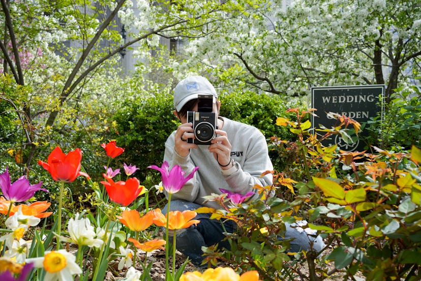 The Instax Mini 40 camera. 