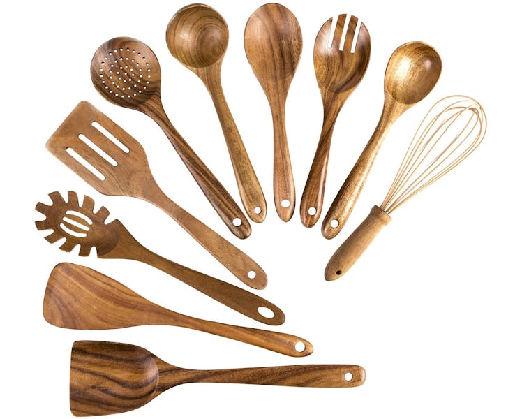 ADT Wooden Cooking Utensils (10 Pieces)