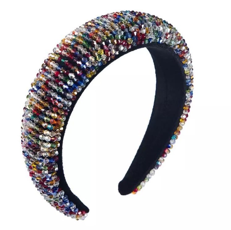 Multicolor Beaded Headband