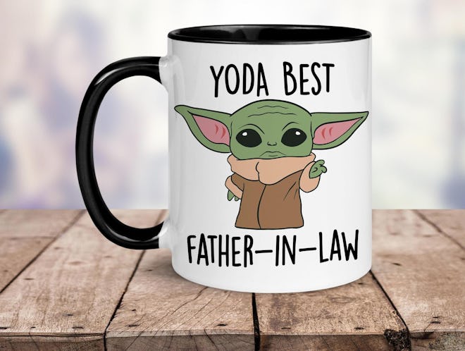 Yoda Best Father in Law Mug in Black Handle