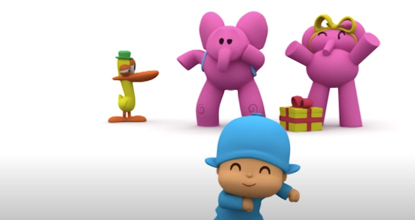 Pocoyo dances with friends in this toddler TV show