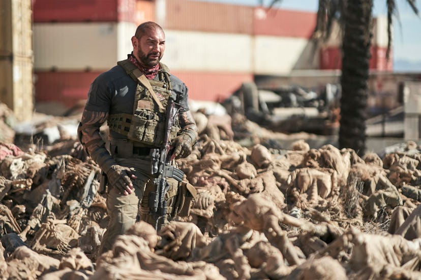 Dave Bautista stars in 'Army of the Dead.' Photo via Netflix