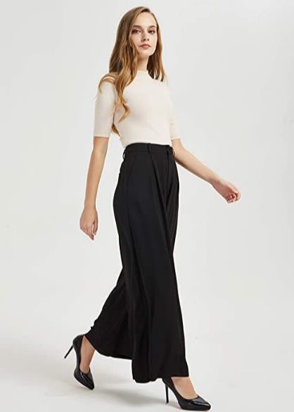Tronjori High Waist Palazzo Pants