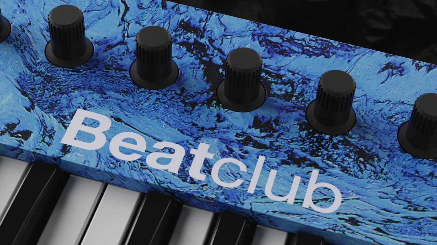 Trembalend Instrument Timbaland's auctioning molten blue MIDI controllers for a good cause