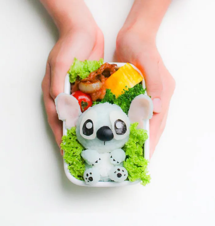 stitch bento box art from @bentomonsters on Instagram