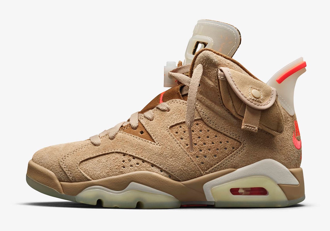 air jordan 6 travis scott british khaki release date