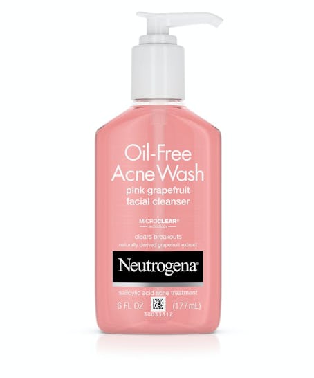 Pink Grapefruit Acne Face Wash & Cleanser with Vitamin C & Salicylic Acid