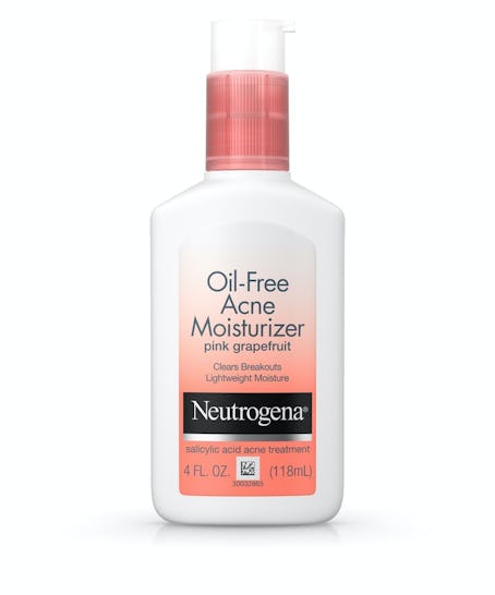  Non-Comedogenic Oil-Free Pink Grapefruit Acne Face Moisturizer with Salicylic Acid