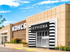 An image of what Sephora's mini stores at Kohl's will look like from the exterior.