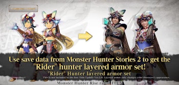 monster hunter rise stories 2 crossover