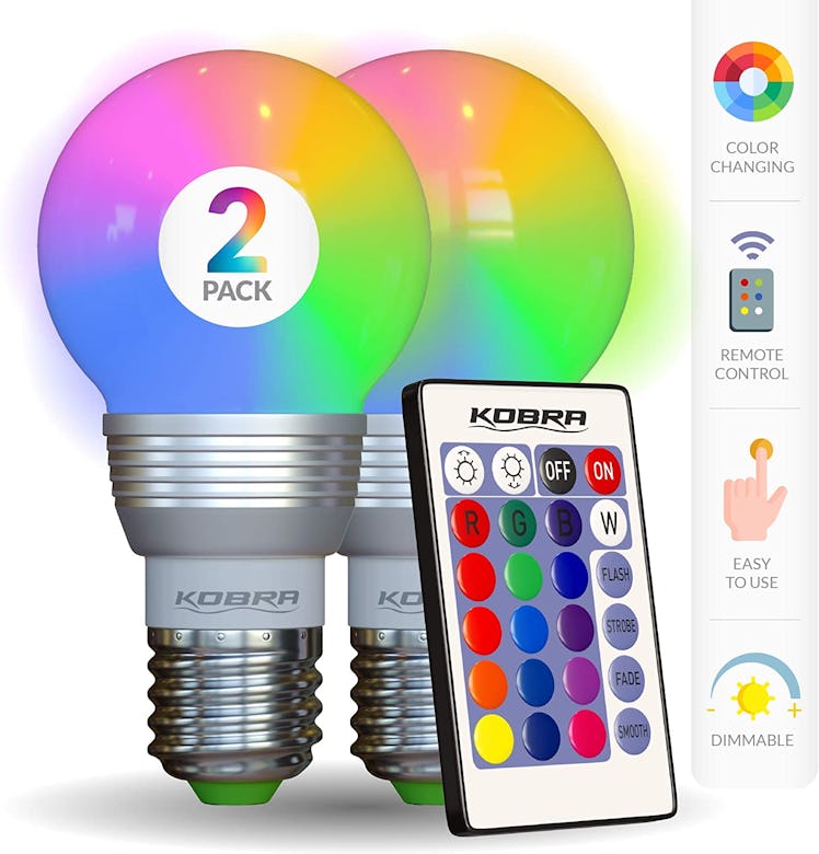Kobra LED Color Changing Light Bulbs (2 Pack)