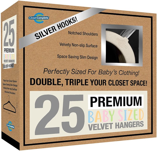 Closet Complete Baby Velvet Hangers (Pack of 25)