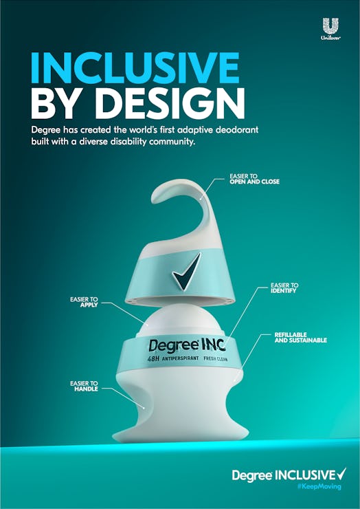 Image of the new Degree Inclusive deodorant.