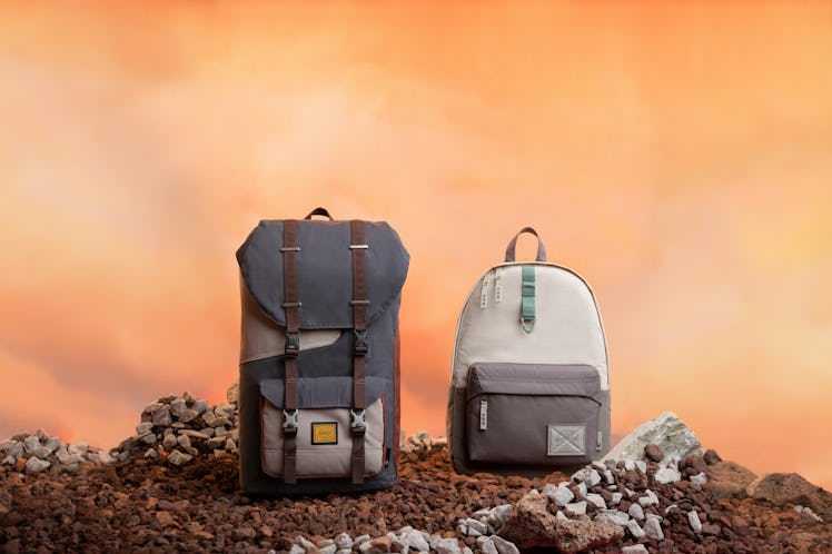 A Baby Yoda and the Mandalorian-inspired backpacks from the Herschel x 'Star Wars' 'The Mandalorian'...