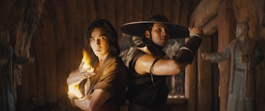 Ludi Lin as Liu Kang and Max Huang as Kung Lao in "Mortal Kombat" live-action film