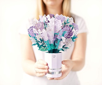 Lovepop Purple Rose Bouquet