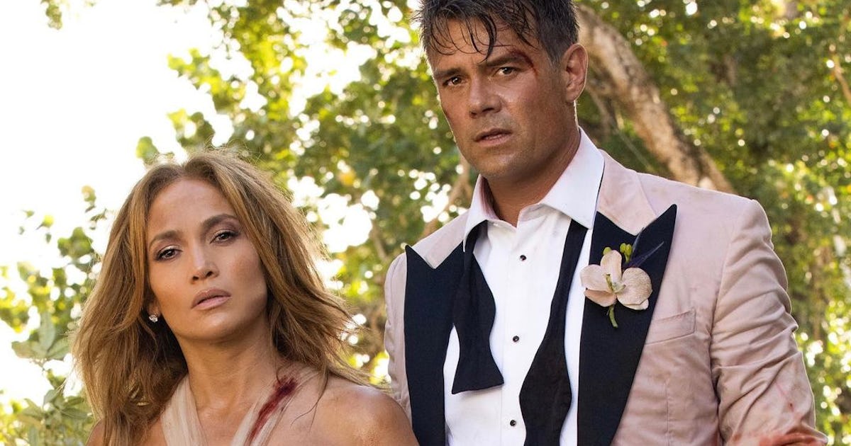 A Lavish and Memorable Shotgun Wedding: The J-Lo Adventure Jennifer Lopez is Bloodied and Bruised in 'Shotgun Wedding' First Look