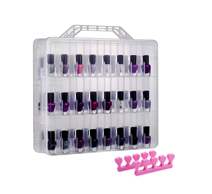 DreamGenius Portable Nail Polish Clear Organizer 