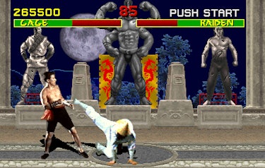 'Mortal Kombat' 1992 video game Johnny Cage Raiden