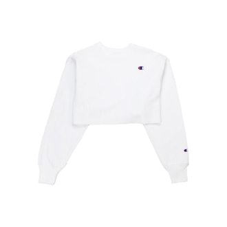 Women’s Reverse Weave Cropped Cut Off Crew