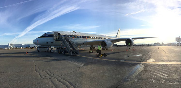 NASA’s DC-8 flying laboratory.