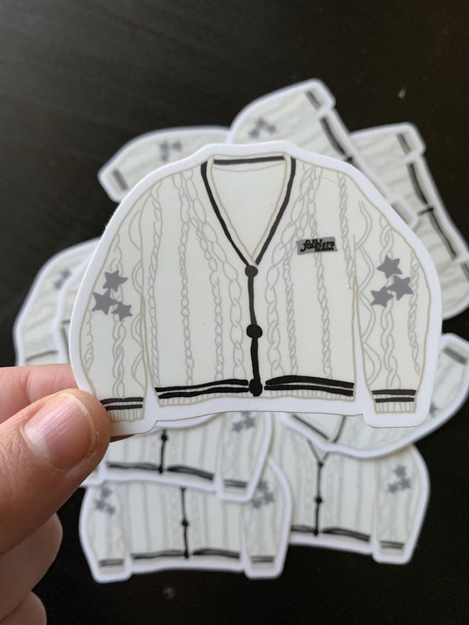 Cardigan Sticker