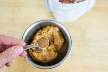 Real Ingredients mega 10 mushroom powder supplement cookie dough