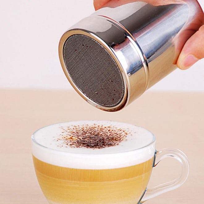 Pengxiaomei Stainless Steel Powder Shaker & Coffee Design Kit (16-PCS)