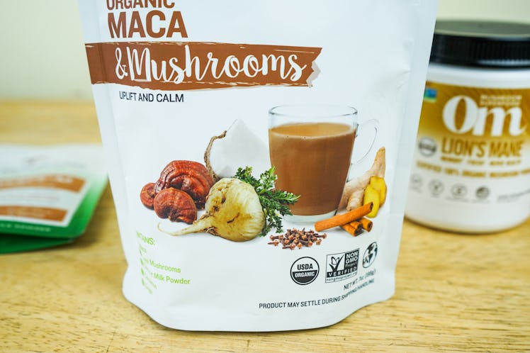 sunfood superfood maca and mushrooms packet
