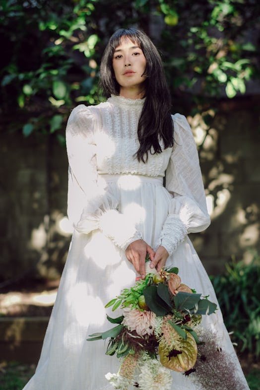 vintage wedding dress