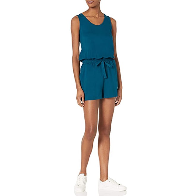 Daily Ritual Terry Sleeveless Relaxed Fit Romper
