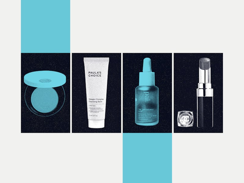 Rose Hermès Silky Blush Powder, Omega + Complex Cleansing Balm, Impossible Glow, and Rouge Coco Bloo...