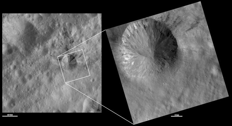 rubria crater vesta