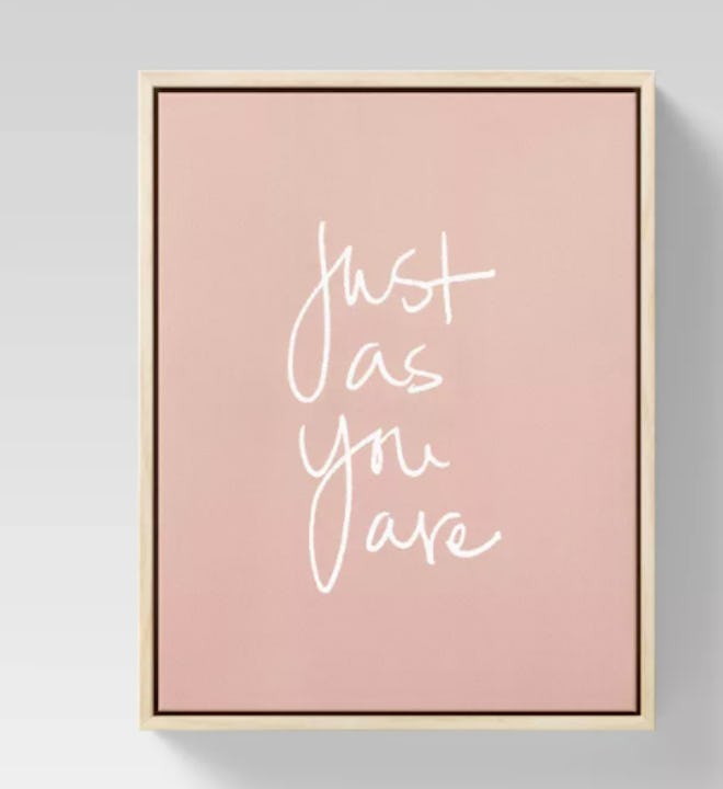 Just As You Are Framed Print