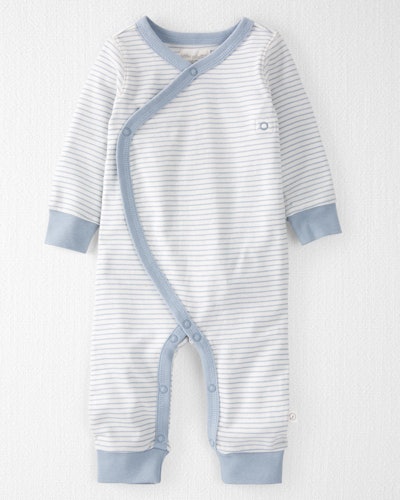 Carter's Organic Cotton Wrap Sleep & Play will keep baby cool in the summer
