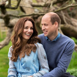 Kate & William's 10 wedding anniversary portrait