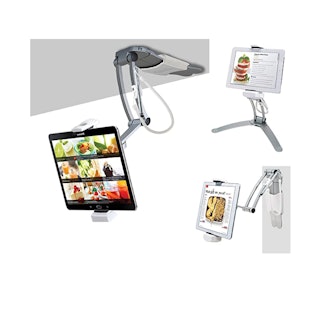 CTA Digital: 2-in-1 Kitchen Tablet Stand Wall/Desktop Mount