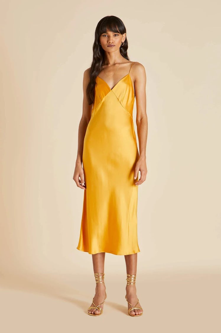 Issa Clementine Silk Slip Dress