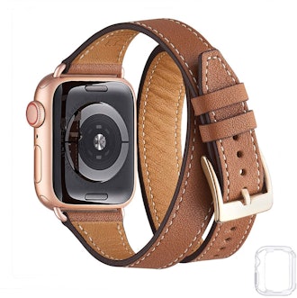 Bestig Leather Double-Tour Apple Watch Band