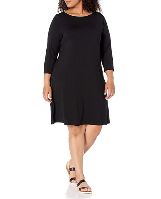 Amazon Essentials Plus Size Boat Neck Dress