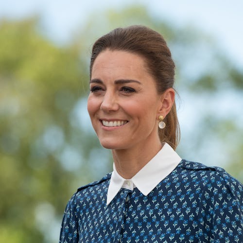 Catherine, Duchess of Cambridge visits Queen Elizabeth Hospital in King's Lynn as part of the NHS bi...