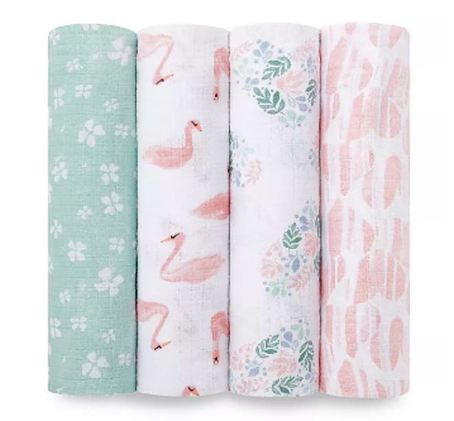 Buy Buy Baby aden + anais 4-Pack Cotton Muslin Swaddle Blankets