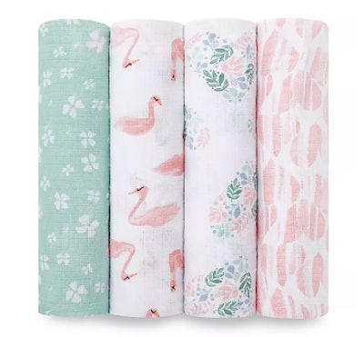 Buy Buy Baby aden + anais 4-Pack Cotton Muslin Swaddle Blankets