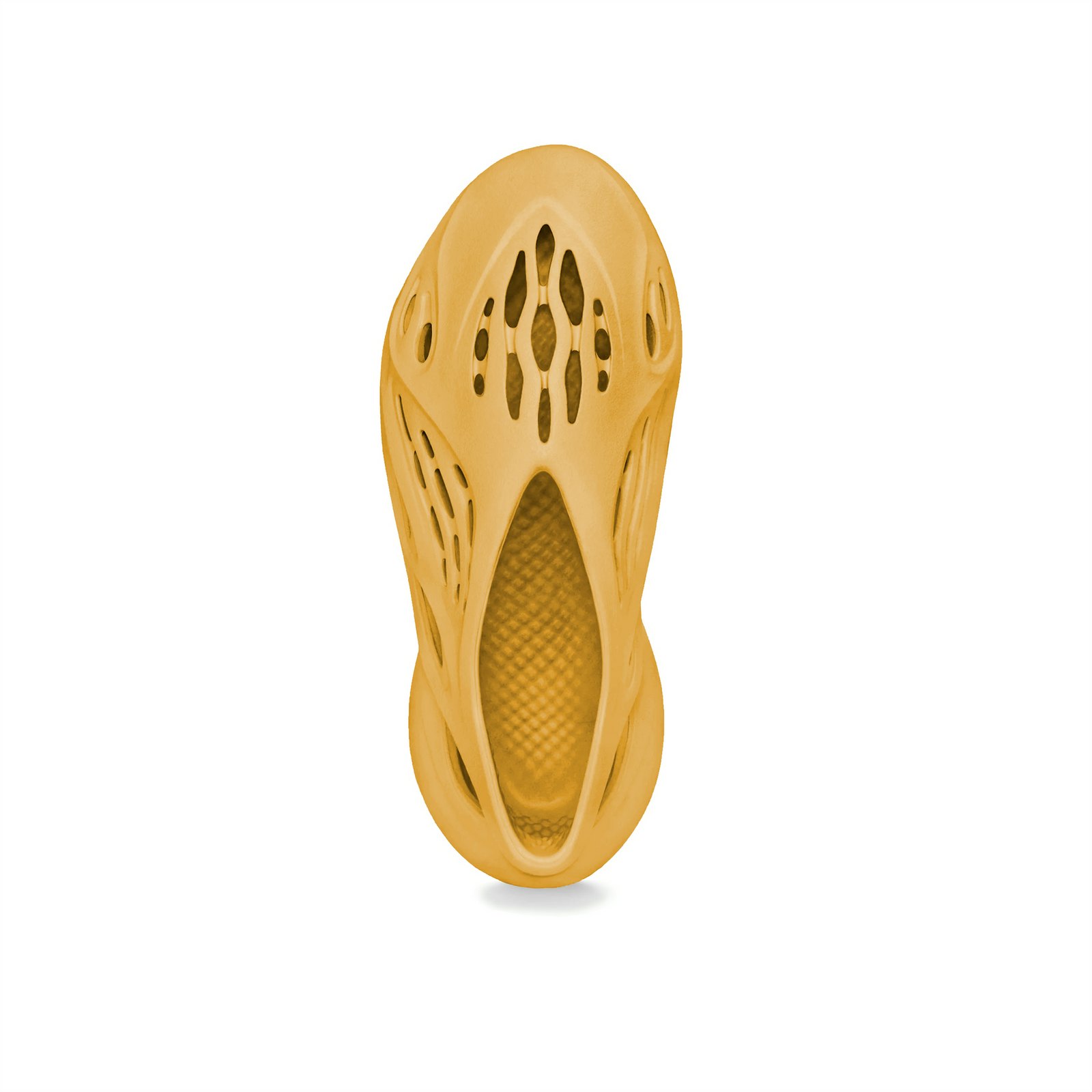 Kanye keeps it weird with the gold 'Ochre' Yeezy Foam runner shoe