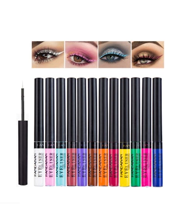 Emirde Colorful Liquid Eyeliner Set (12-Pack)