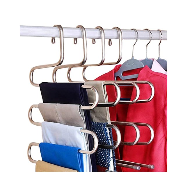 DOIOWN S-Type Stainless Steel Clothes Hangers 