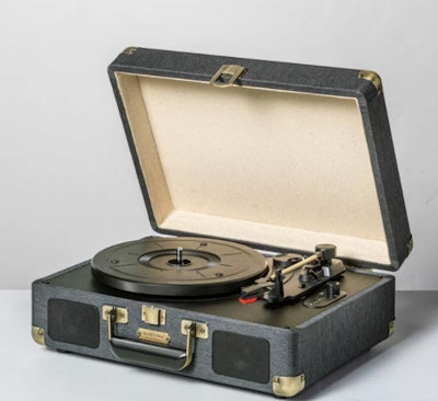 Hearth & Hand Suitcase Record Player