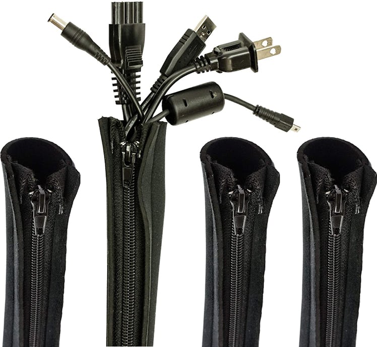 Blue Key World Cable Sleeves (4-Pack)