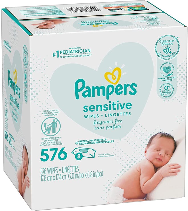 Pampers Sensitive Baby Wipes (576 Count)